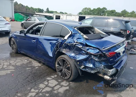 2018 Infiniti Q50 3.0T Sport z USA, uszkodzony, nr VIN JN1EV7AR3JM433922